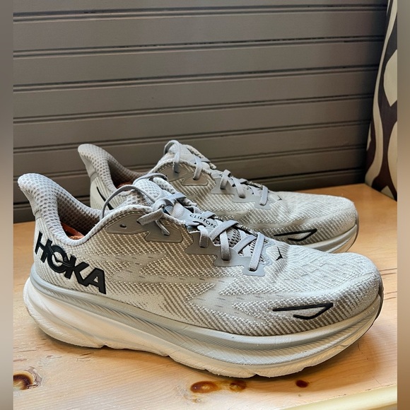Hoka Other - Hoka One One Clifton 9 Gray  Mens Size 12D No shoe insoles